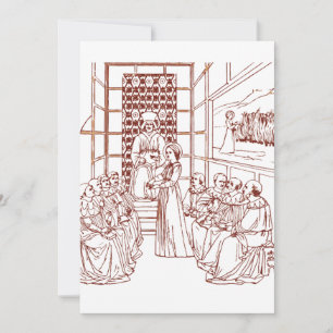 Invitation Sainte Catherine disputant avec des érudits par Ma