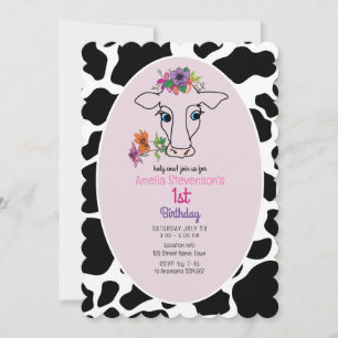 Invitation Sainte Vache 1er Anniversaire