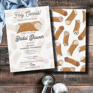Invitation Saints Cannoli Mariage Italien Drôle