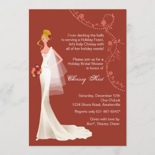 Invitation Saison de vacances - Blonde nuptiale douche Invita