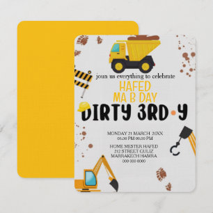 Invitation sale 3ème anniversaire construction sal