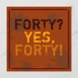 Invitation sale drôle de fête d'anniversaire