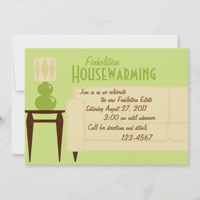 Invitation Salle d'accueil (Devant)