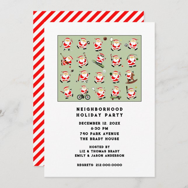 Invitation Salle De Fitness Open House (Devant / Derrière)