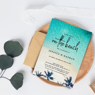 Invitation Salty Kisses I Palm Beach - Le Mariage Sandy Beach
