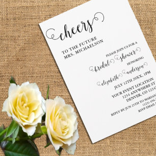 Invitation Salue La Mariée D'Être Fête des mariées