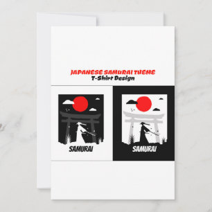 Invitation Samurai urbain