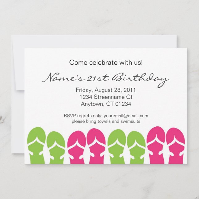 Invitation Sandal Soiree (Devant)