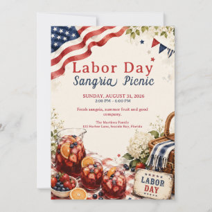 Invitation Sangria de la fête du Travail – Patriote