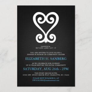 Invitation Sankofa   apprennent de la partie de l'événement  