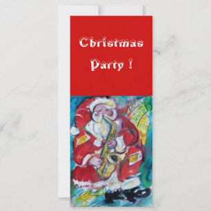INVITATION SANTA & SAX, FÊTE DE NOËL
