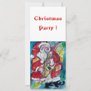 INVITATION SANTA & SAX, FÊTE DE NOËL