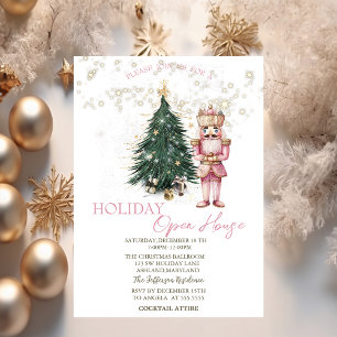 Invitation Sapin de Noël,Cadeaux,Étoiles Maison du casse-nois