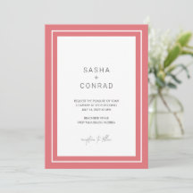 Sasha Coral Mariage moderne