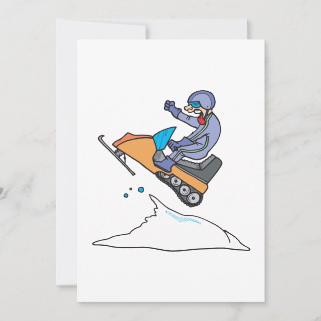 Invitation Saut Snowmobiling (Devant)