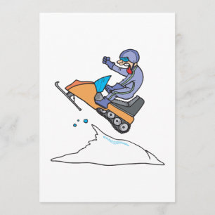 Invitation Saut Snowmobiling