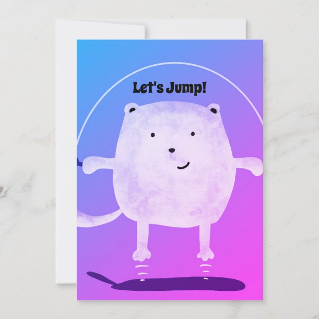 Invitation Sautons ! (Devant)