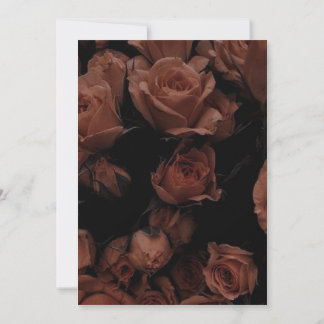 Invitation Sauvegarder la date - Rose fanée