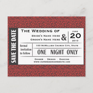 Invitation Sauvegarder votre billet !
