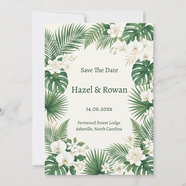 Invitation sauver la date (Devant)