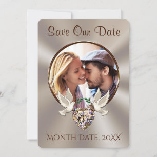 Invitation "Sauver la date" avec PHOTO, Personnali
