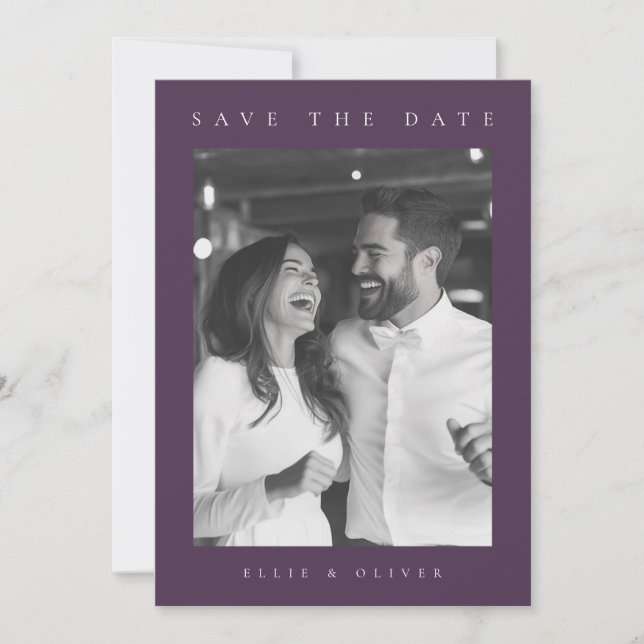 Invitation Sauvez la date I (Devant)
