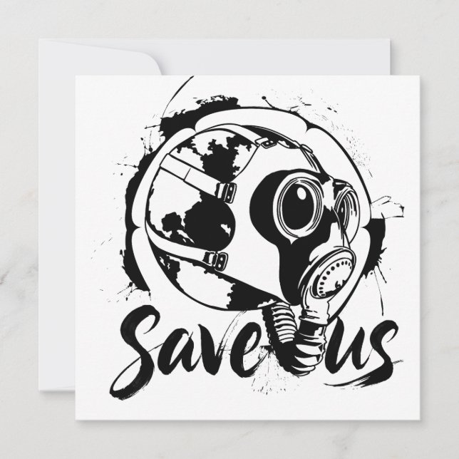 Invitation Sauvez-nous (Devant)