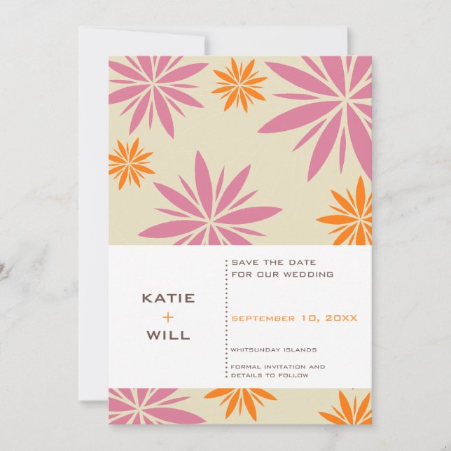 Invitation SAVE THE DATE ANNONCE :: vitalité 4P (Devant)