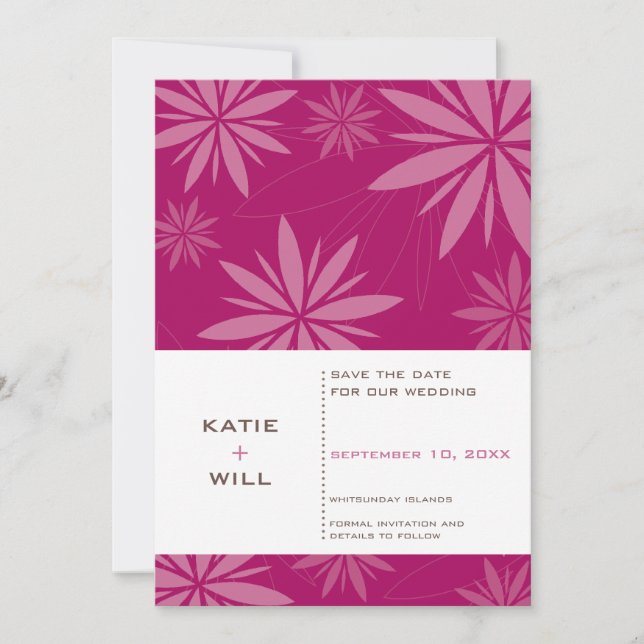 Invitation SAVE THE DATE ANNONCE :: vitalité 6P (Devant)