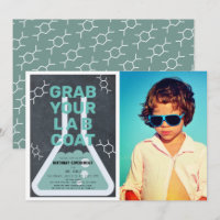 Science Experiment Flask Chalkboard Photo Annivers