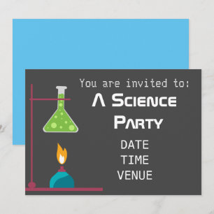 Invitation Science partie chimie expériences Parti