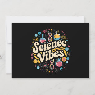 Invitation Science Vibes Groovy Première journée de rentrée d