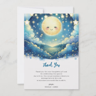 Invitation Scintille Petite Étoile Aquarelle Merci