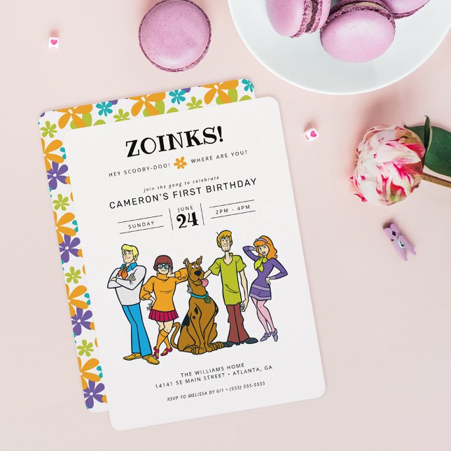 Invitation Scooby-Doo et l'anniversaire Super de Gang (Créateur téléchargé)