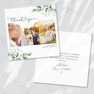 Invitation Script avec Mariage multiphoto Heart