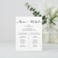 Script chic Custom Entourage list Simple mariage