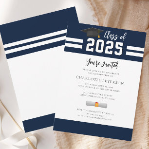 Invitation Script de la fête de graduation 2025
