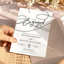 Invitation Script fantaisie Nous sommes une partie d'engageme