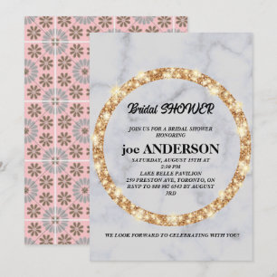 Invitation Script minimaliste manuscrit Fête des mariées noir