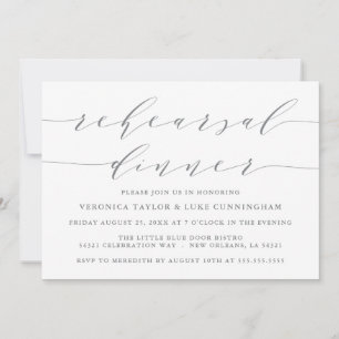 INVITATION SCRIPT MODERNE SIMPLE   RÉPÉTITION DÎNER INVITATIO