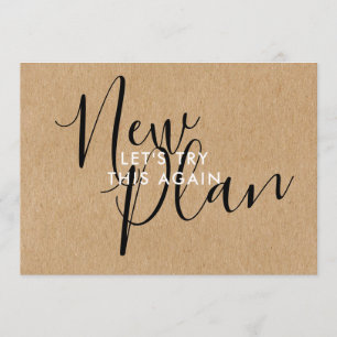 Invitation Script rustique simple Nouveau plan Modifier la da