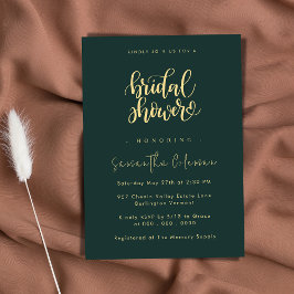Invitation Script simple minimaliste | Fête des mariées moder