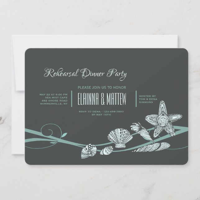 Invitation Seashell Medley (Devant)