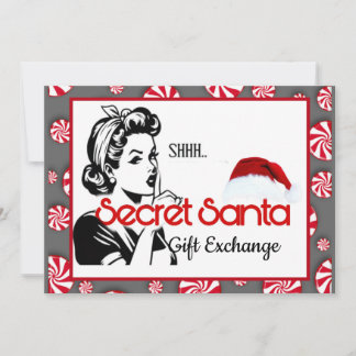 Invitation Secret Santa Gift Exchange 