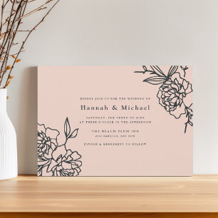 Invitation secrète de mariage dans le jardin   Blu