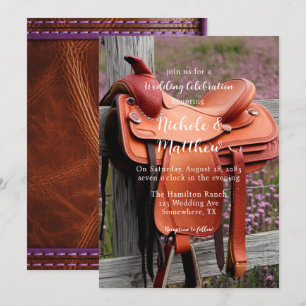 Invitation Selle sur la Fence Engagement Party