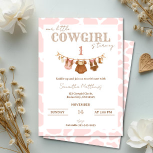 Invitation Sellez la Cowgirl Rose Western Anniversaire