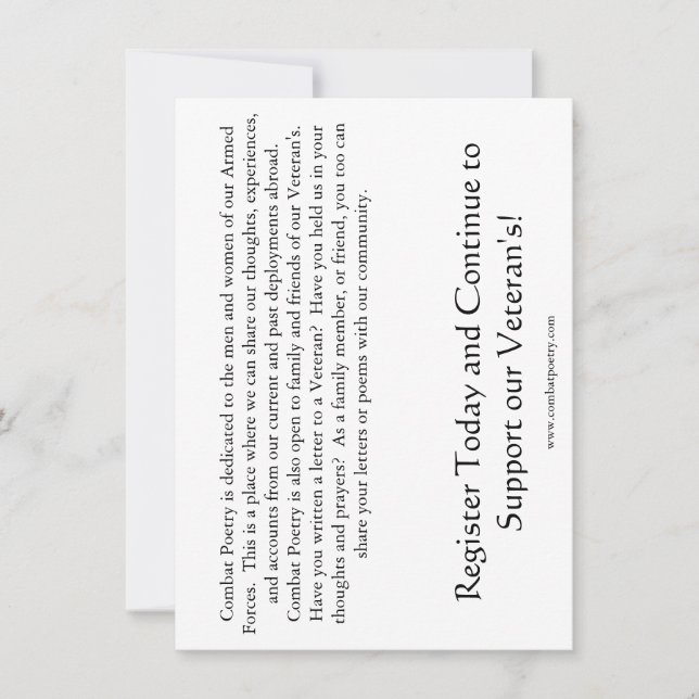 Invitation Sensibilisation à la poésie de combat (Devant)