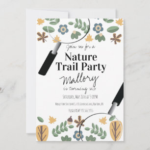 Invitation Sentier de la nature Bois Gland Anniversaire Verdu