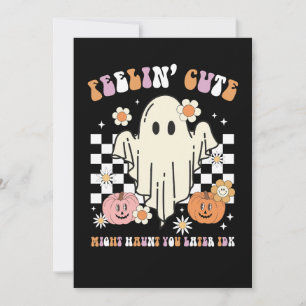 Invitation Sentiment funky Mignon pourrait vous hanter plus t